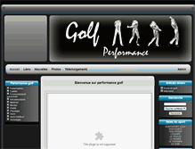 Tablet Screenshot of perfgolf.com